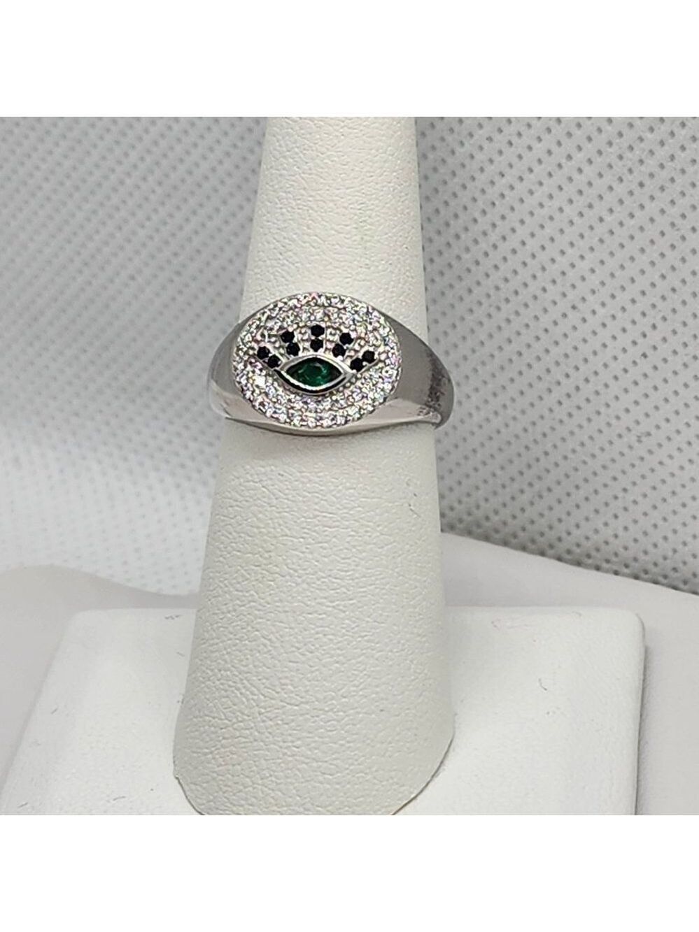 Brand New Sterling Silver 925 Evil Eye Ring